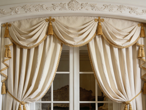 欧式纯棉窗帘-2
