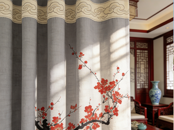 中式窗帘项目案例