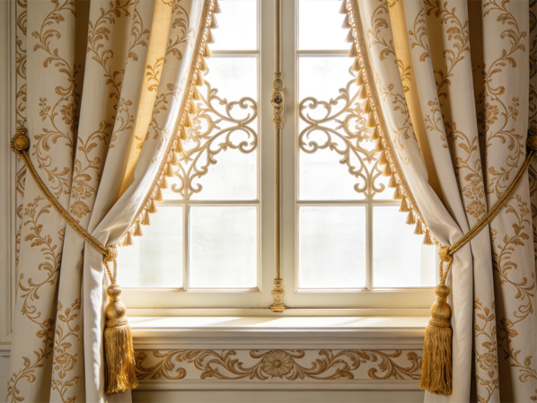欧式风格窗帘案例